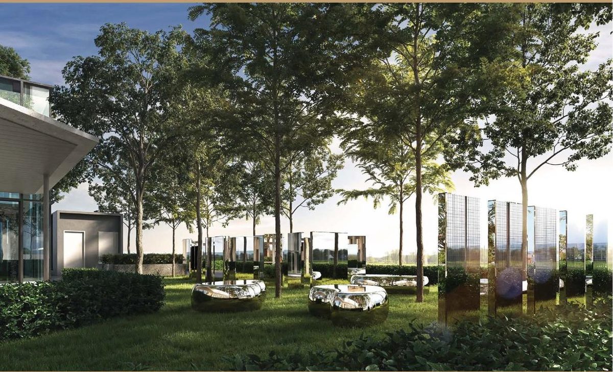 Cochrane Residence reflection garden